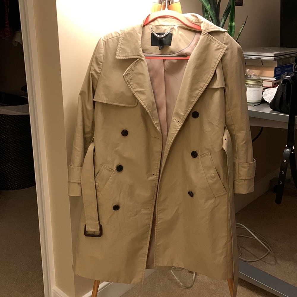 J. Crew New Icon Trench Petite